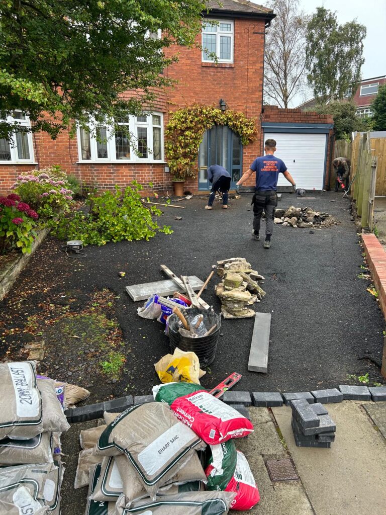 Old Tarmac Driveway